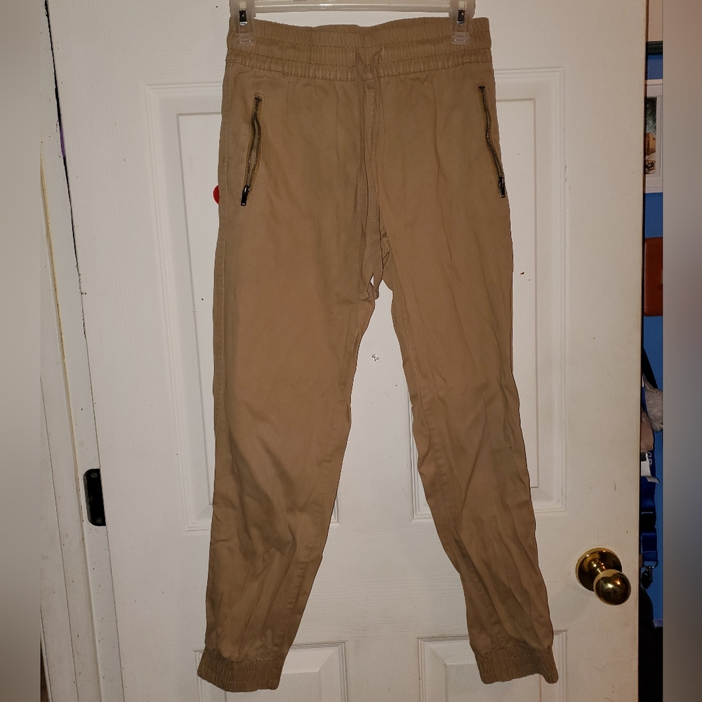 5 for $25 | Charlotte Russe Jogger Pants with Zipper Pockets